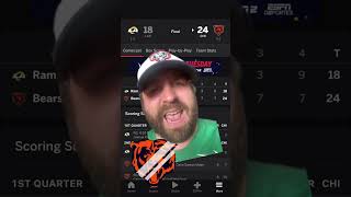 Bears vs Rams instant reaction DA BEARS bearsnation chicagobears nfl rams calebwilliams [upl. by Ardnekal500]