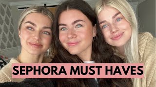 VLOGMAS SEPHORA MUST HAVES WITH THE ARNOLD SISTERS [upl. by Harret]