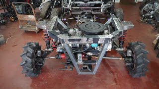 1500cc Engine for my newly made buggy  Lining Up the Engine with the Chassis [upl. by Aleb]