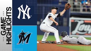 Yankees vs Marlins Game Highlights 81323  MLB Highlights [upl. by Llebasi]