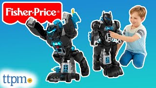 NEW Imaginext DC Super Friends BatTech Batbot from FisherPrice Review [upl. by Nyra]