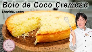 BOLO DE COCO CREMOSO DE LIQUIDIFICADOR •06 [upl. by Gabbey]