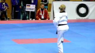 Female Senior I  Taebaek  Germany 3rd World Championship Taekwondo Poomsae Ankara 2008 [upl. by Fawne]