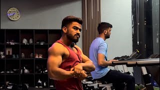 Beginners Arms workout heavy bycep workoutgymyoutubeworkoutbodybuildingtricepsvlogmotivation [upl. by Liponis]