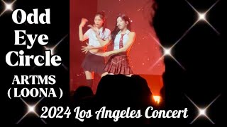 Odd Eye Circle ARTMS Loona concert 2024 in Los Angeles California [upl. by Crellen]