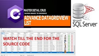 C WinForms with SQL Server  MasterDetail CRUD  DB Operations and Advanced DataGridView  Part 3 [upl. by Evadnee]