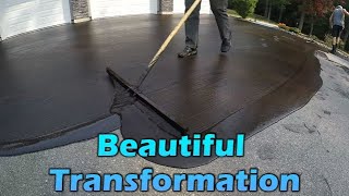 Driveway Sealcoating Artisans  The Beautiful Transformation [upl. by Eanad]