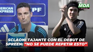 SCALONI habló del DEBUT de SPREEN en PRIMERA y fue TAJANTE [upl. by Johst31]