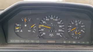 Mercedes W124 300D acceleration [upl. by Curren]