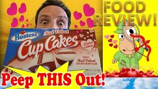 Hostess® Limited Edition Red Velvet Cupcakes Review Peep THIS Out [upl. by Yoo690]