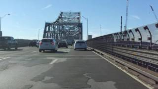 Tappan Zee Bridge northwestbound 2015 Construction Update [upl. by Olnee857]