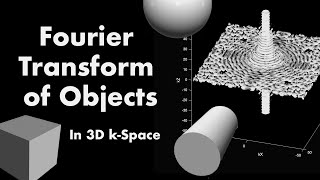 Fourier Transform of Objects in 3D kSpace Cylinder Cube Sphere Longer [upl. by Baggott]