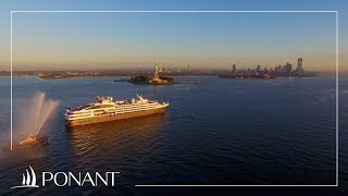 La découverte de NewYork par la mer avec FranzOlivier Giesbert  PONANT [upl. by Katerina633]