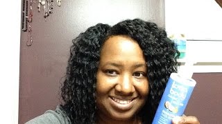 NEW Lottabody Moisturize Me Curl and Style Milk DEMO REVIEW  Relaxer Natural Hair [upl. by Eedyak]