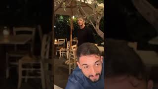 VIDEO  Stefano De Martino compleanno da Concettina ai Tre Santi con Michele Franzese [upl. by Quillon]