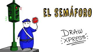 EL ORIGEN DEL SEMÁFORO 🚦  Draw My Life [upl. by Ellah899]