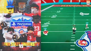 NCAAF S17 Fiesta Bowl 5 Ohio State vs 4 Iowa State  Roblox Football Highlights [upl. by Dorwin]