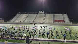 Harlingen High School Big Red Cardinal Band at the San Benito Marching Competition 1052024 [upl. by Eissirhc]