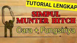 Cara Membuat Simpul Munter Hitch untuk Panjat Tebing  How to Tie Munter  Italian Hitch [upl. by Kieger]