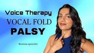 What is vocal fold palsy And how can we get back our normal voice [upl. by Tallu]