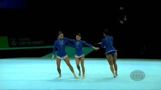 Portugal POR  2018 Acrobatic Worlds Antwerpen BEL  Combined Womens Group [upl. by Tedda]