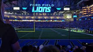 Raw Video Lions Seahawks Ford Field finally enjoys a Detroit beat down of the Seahawks [upl. by Betti]