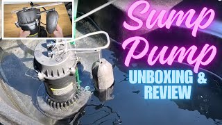 Fastest Submersible Sump Pump With Vertical Float Unboxing and Review Tutorial Demonstration [upl. by Ettecul]