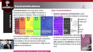 Contraindications and effects of joint mobilization and manipulation Dr Vizniak [upl. by Amadeo734]