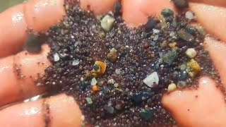 Finding Natural Garnet Stone at the River  How to Find Garnet Stone  Gemstone finding [upl. by Adnam]