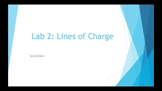 GaTech PHYS 2212 Lab 2  Lines of Charge [upl. by Suidaht818]