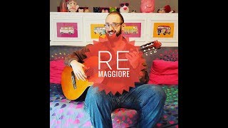 Lezioni di CHITARRA COME si suona il RE maggiore Prontuario accordi [upl. by Nailimixam]