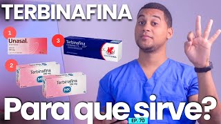 TERBINAFINA PARA QUE SIRVE  3 COSAS  MEDICAMENTOS [upl. by Atneuqal]