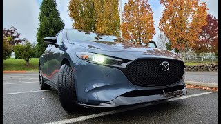 2021 MAZDA 3 TURBO IS HERE Overview and first impressions October 2020 [upl. by Ahsinehs635]