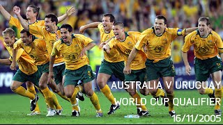 Australia v Uruguay  WCQ 2nd Leg 2005  Full Match [upl. by Annawit]