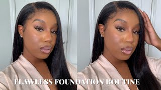 FLAWLESS FULL COVERAGE quotEVERYDAY GLAMquot DETAILED TUTORIAL [upl. by Ianej335]