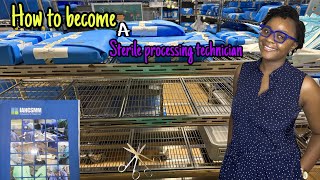 How to become a sterile processing technician NO SCHOOL IS NEEDED sterileprocessing spd [upl. by Eynttirb]