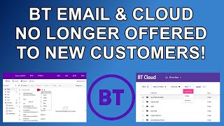 NEWS BT Email and Cloud Closing to New Customers 1st July 2022 also what about existing customers [upl. by Divod]