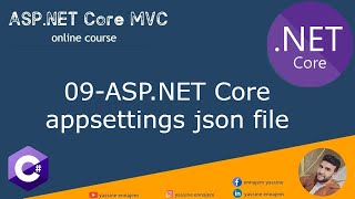 09 ASPNET Core appsettings json file in Darija Arabic [upl. by Shirline807]