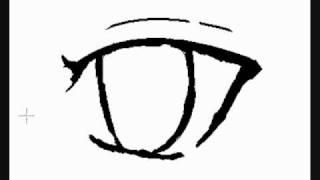 How to Draw an manga style Demon eye [upl. by Aicat]