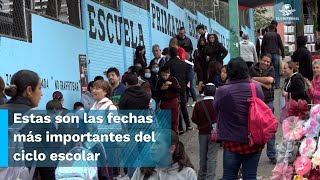 Días festivos vacaciones y puentes así quedó el calendario escolar 2023 2024 [upl. by Oigroig]