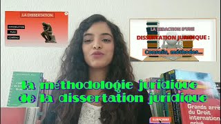 La méthodologie juridique de la dissertation juridique [upl. by Attenej]