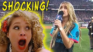 Ingrid Andress’ New WORST National Anthem EVER Reaction [upl. by Grete]