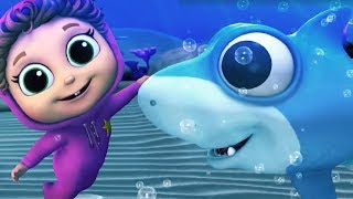 Tiburoncito  Baby Shark in Spanish [upl. by Norine]