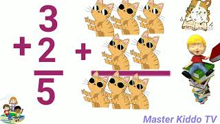 Learn one digit AdditionBasic Addition grade 1Math Addition for class 1Addition for toddlers🤓 [upl. by Rikahs818]