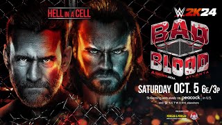 CM Punk vs Drew Mcintyre  Hell in a Cell  Full match Simulation  WWE bad blood 2024 [upl. by Swen]