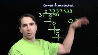 Art of Problem Solving Converting Fractions to Repeating Decimals Part 1 [upl. by Kendry]