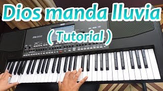 DIOS MANDA LLUVIA TUTORIAL PIANO 🎹 [upl. by Hnoj]