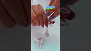 New designer silver saree pin with 70 discount on instant first ordersareepinshorts ytshorts [upl. by Agn]