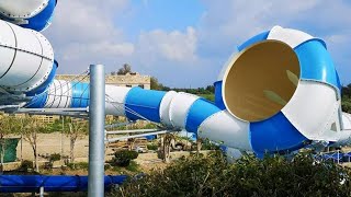 CRAZY CONE WATERSLIDE APHRODITE WATERPARK [upl. by Olemrac]