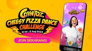 Dance dengan Corntoz Cheesy Pizza Dance Challenge amp Menang [upl. by Atinahc396]